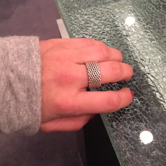 Tiffany luxury retired somerset metallic ring - Picture 5 of 7